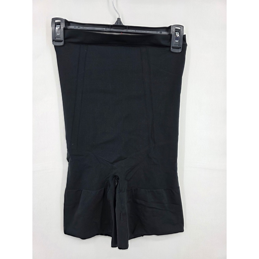Spanx by Sara Blakely Womens High Waisted Mid Thigh Shaper Shorts Black XL